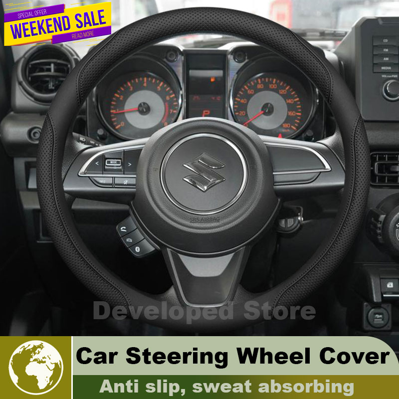 스즈키 짐니 JB64 JB74 노마드 JC74 2019 - Car Steering Wheel Cover Anti Slip Breathable 리뷰 및 가격