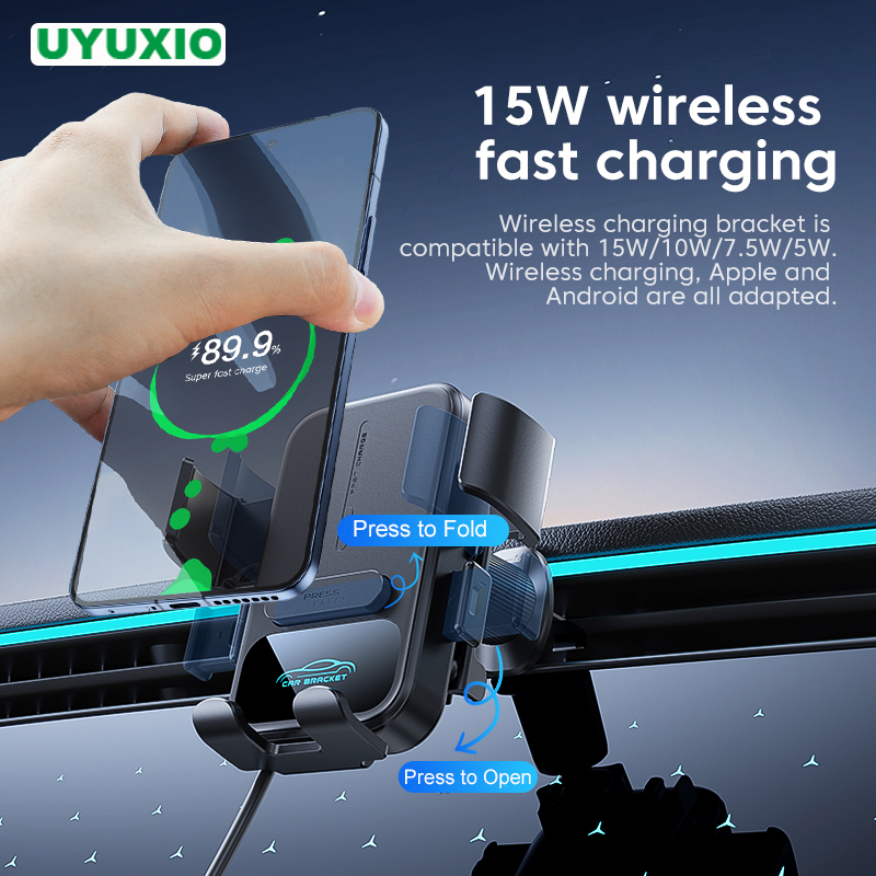 UYUXIO 에어벤트 차량용 핸드폰 거치대 15W 고속 - Magnetic Phone Holder For Car Vent 리뷰 및 가격